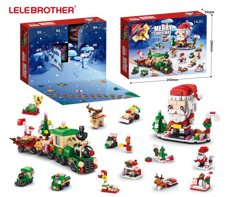 Early Xmas Sale 50% OFF-Advent Calendar Kids With Christmas Building Blocks