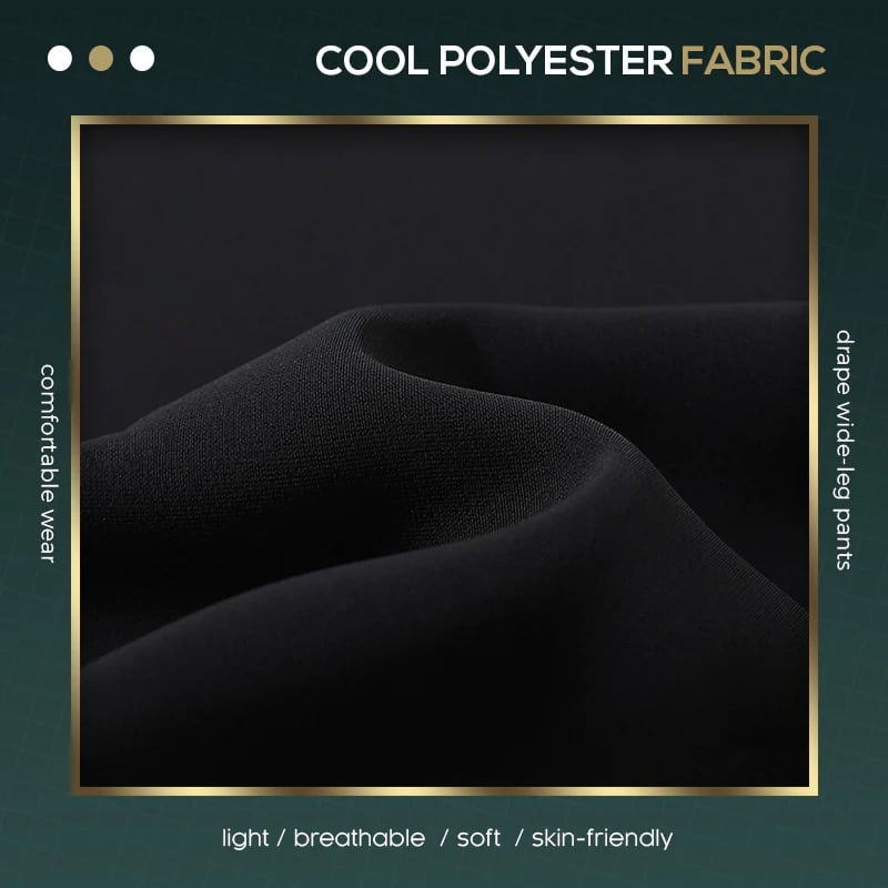 [ Cool and Slim ] Stylish Pleated Wide-leg Pants