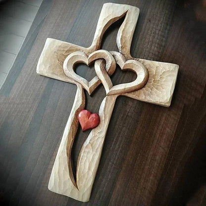 🌺HOT SALE💞Cross - Intertwined Hearts
