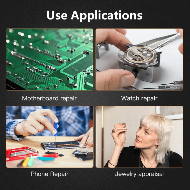 ⚡️Last day - 49% OFF⚡️LED Glasses Magnifier 8x 15x 23x