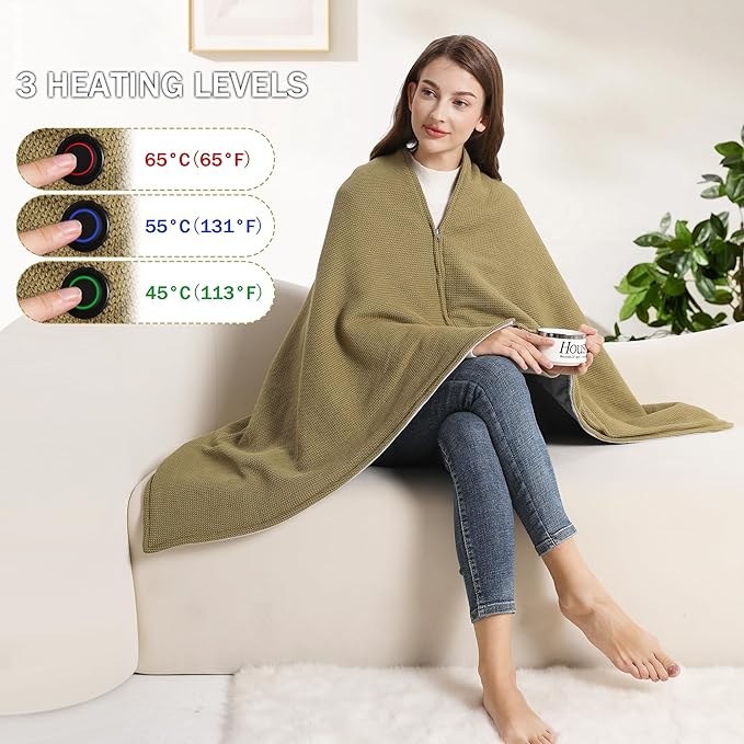 🎅Best Winter Gifts 🔥Portable Heated Shawl