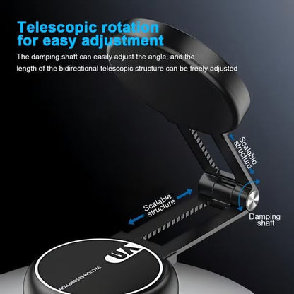 Magnetic Phone Holder,Dual-Sided Electronic Vacuum and Magnetic Adsorption,Adjustable and Foldable Multifunctional Cellphone Stand Accessory
