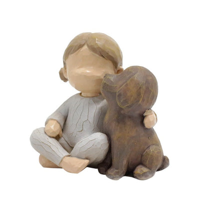 Dog Angel Figurines
