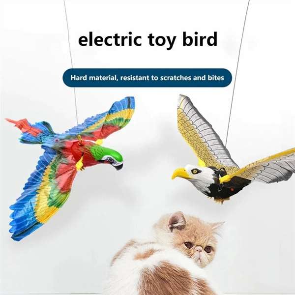(🔥Hot Sale - 49% OFF) Simulation Bird Interactive Cat Toy for Indoor Cats