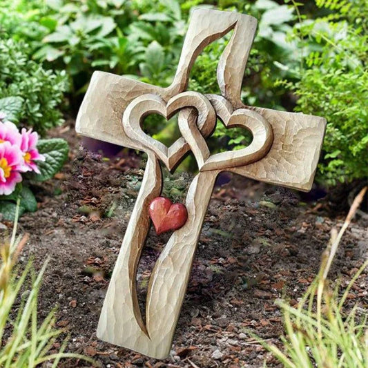 🌺HOT SALE💞Cross - Intertwined Hearts