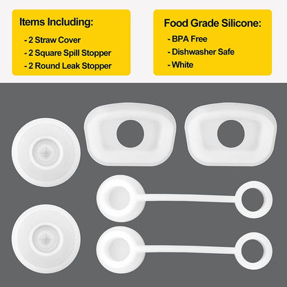 Silicone Spill Proof Stopper Set