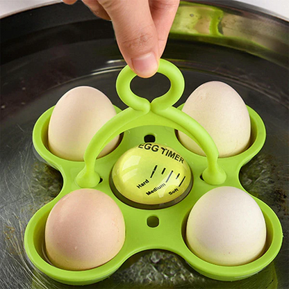 🔥Buy More Save More🔥Silicone Egg Poacher Cups with Thermochromic Timer