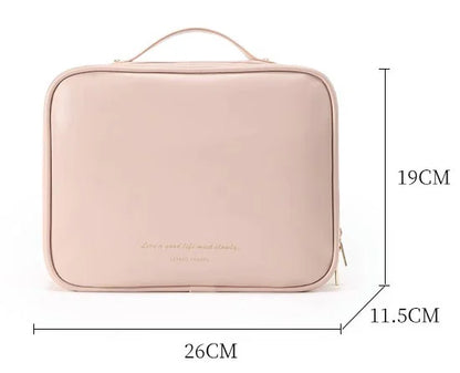 Multi-Compartment Toiletry Cosmetics Bag