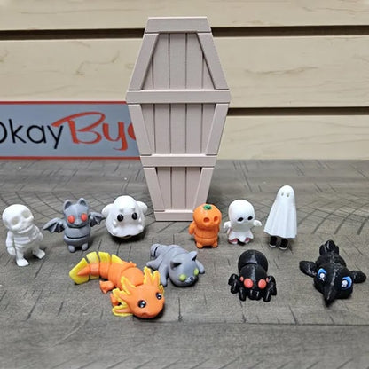 Unique & Limited Edition-Halloween Micro Minis with Coffin Container