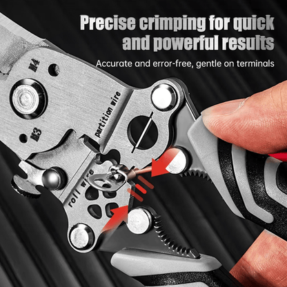 💥2024 New Upgrade💥Multifunctional Folding Wire Stripper-Professional Electrician Tool