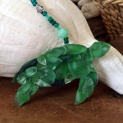 Sea Glass Christmas Ornament