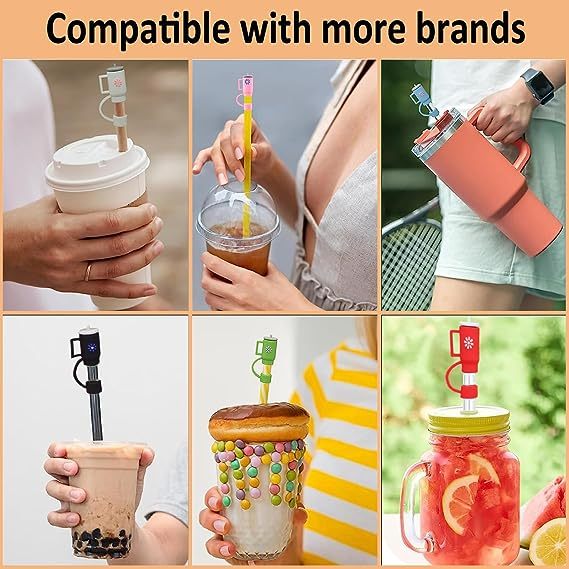 🥤2024 Silicone Straw Topper