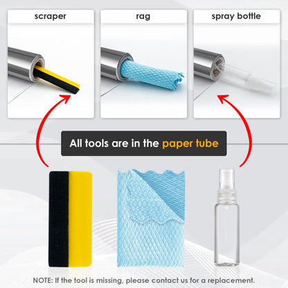 One-Way Privacy Window Film – Static Cling Mirror Tint with Full DIY Kit