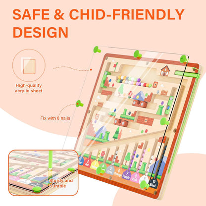 Magnetic Maze Adventure Toy