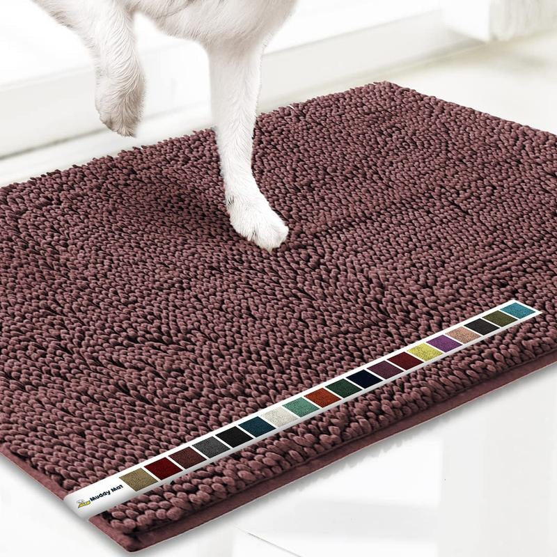 Super Absorbent Chenille Entrance Mat – Anti-Slip & Easy to Clean