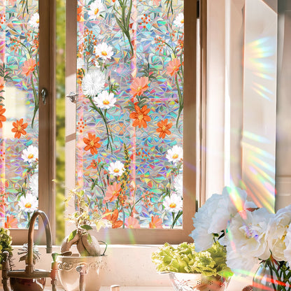 🎄Christmas Sales 49% OFF-Colorful Floral Bouquet Window Sticker
