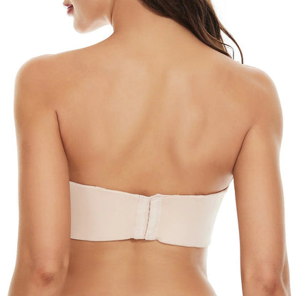💕🔥Full Support Non-Slip Convertible Bandeau Bra