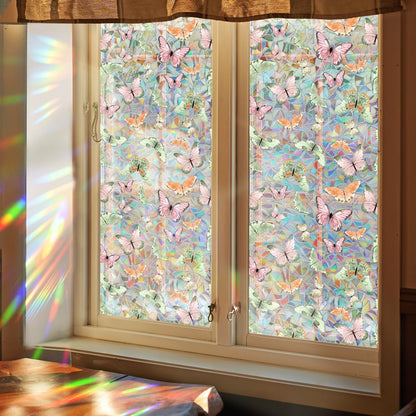 🎄Christmas Sales 49% OFF-Colorful Floral Bouquet Window Sticker