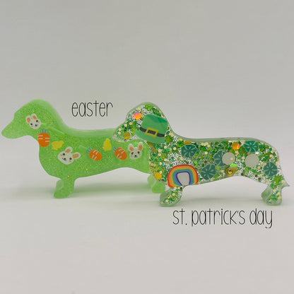 12 Months of Dachshunds | Monthly Holiday Dachshund Magnets