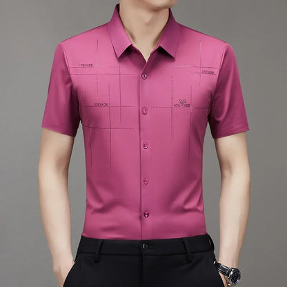 MEN'S ICE SILK BUSINESS SHIRT