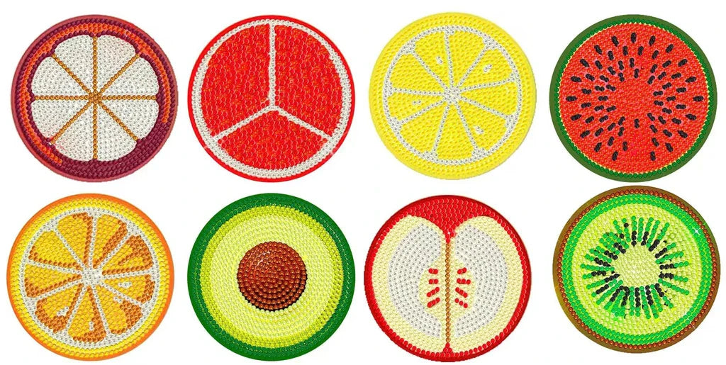 ☕DIY Special Shaped Diamond Painting Coaster👍