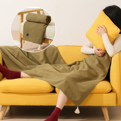 Winter heated shawl - silent and machine washable