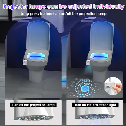 Rechargeable LED Toilet Light