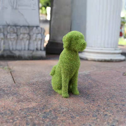 Decorative Peeing Dog Topiary