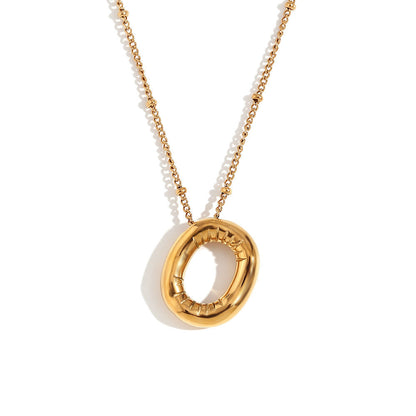 🔥Summer sale🎁⏰Bubble Letter Necklace