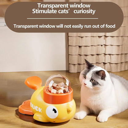 Interactive Duck-Shaped Puzzle Feeder for Dogs