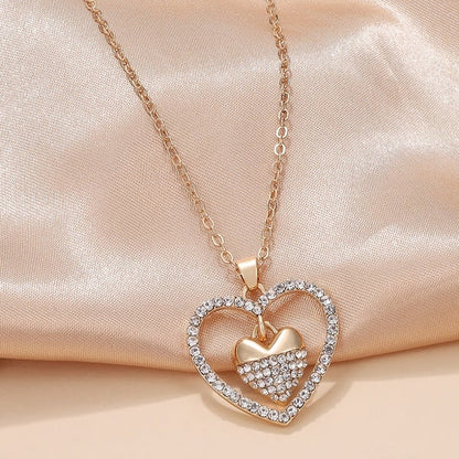 💕Always Heart To Heart Necklace👩❤️👧