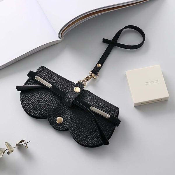 Soft PU Leather Sunglasses Bag