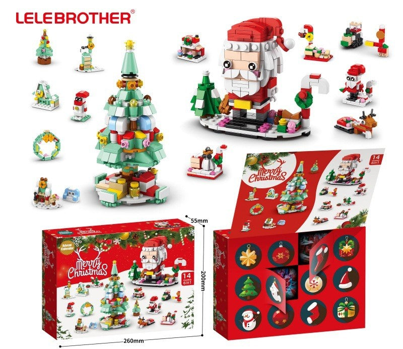 Early Xmas Sale 50% OFF-Advent Calendar Kids With Christmas Building Blocks