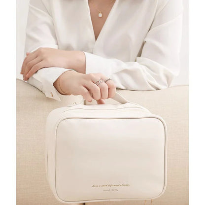 Multi-Compartment Toiletry Cosmetics Bag