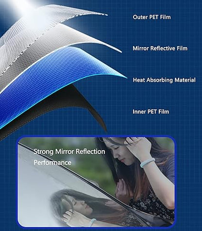 ✨Automatic retractable car sunshade
