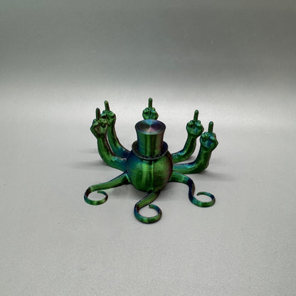 🎩🐙Sir Fucktopus | Middle Finger Octopus🤣
