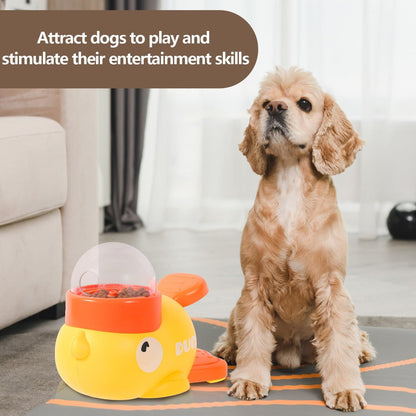 Interactive Duck-Shaped Puzzle Feeder for Dogs