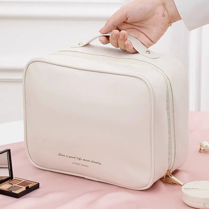 Multi-Compartment Toiletry Cosmetics Bag