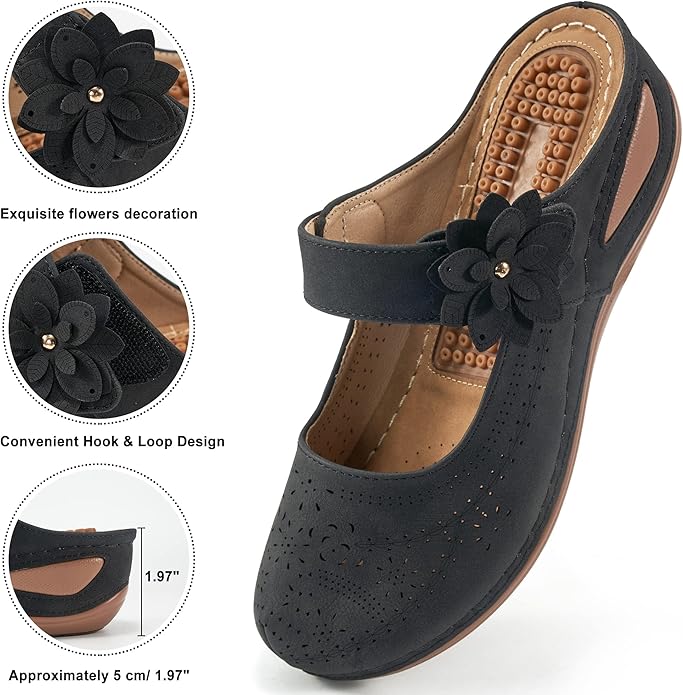 Women's Massage Wedge Mules