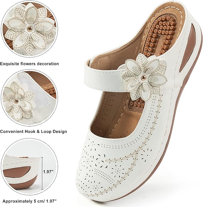 Women's Massage Wedge Mules