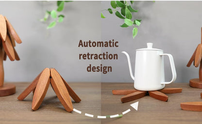 💥49% OFF🌲Wooden Tree Shape Trivet Set for Hot Dishes