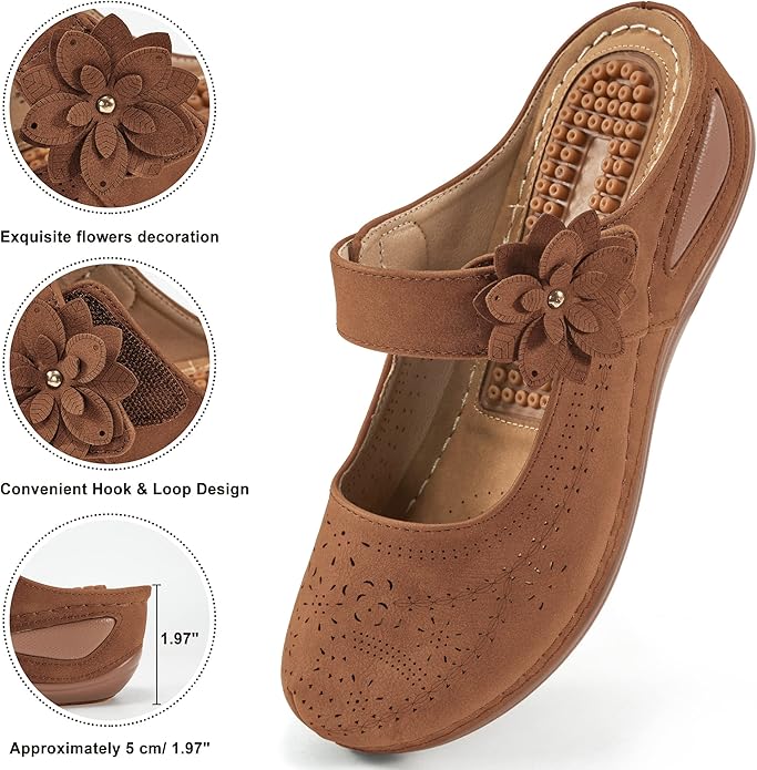 Women's Massage Wedge Mules