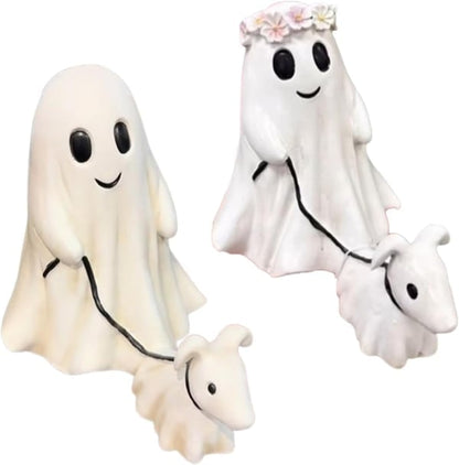 ✨2024 Ghost Walking Dog Statue 👻🔥（Buy more save more）