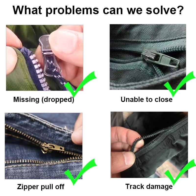 🔥Last Day Promotion - 49% OFF🎁Removable Universal Zipper Repairer-Buy 3 Get 3 Free