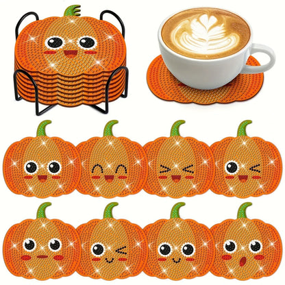 ☕DIY Special Shaped Diamond Painting Coaster👍