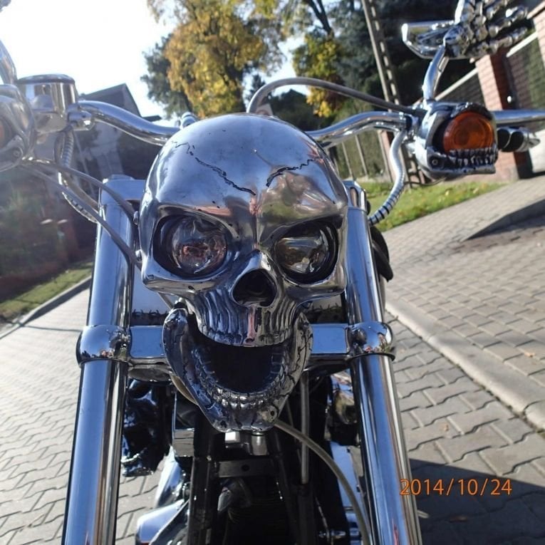 Motorcycle Skull Headlamp