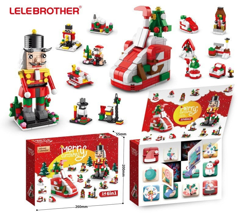 Early Xmas Sale 50% OFF-Advent Calendar Kids With Christmas Building Blocks