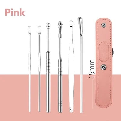 Safe Stainless Steel Ear Cleaning Tool Set