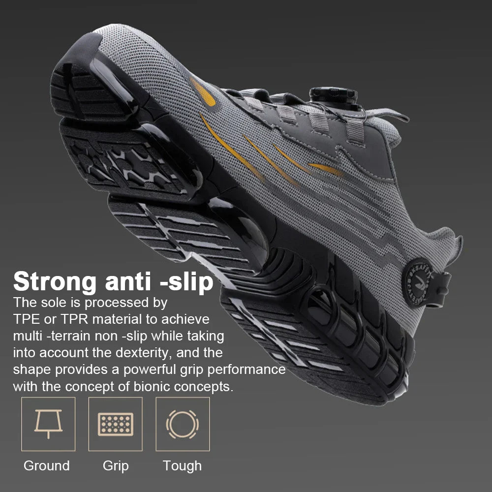 （266）Men's Smash and Stab Resistant Work Safety Shoes