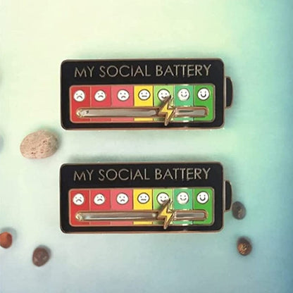 Interactive Mood Pins Exchange Mood With Friends
